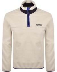 Napapijri - Dergana Half Zip Sweatshirt - Lyst