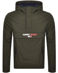 tommy hilfiger green and yellow jacket