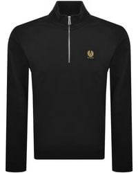 Belstaff - Quarter Zip Sweatshirt - Lyst
