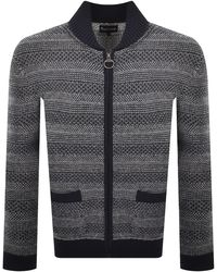 Barbour - Helmsley Full Zip Knitted Jumper - Lyst