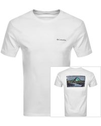 Columbia Rapid Ridge Back Graphic T Shirt - White
