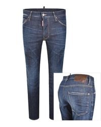 DSquared² - Cool Guy Slim Fit Jeans Dark - Lyst
