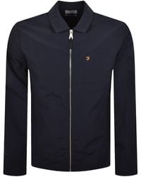 Farah - Farah Fintoni Zip Overshirt - Lyst
