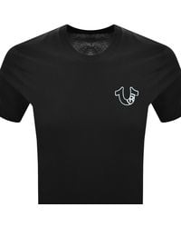 関税込み♪【TRUE RELIGION】OVERSIZED DOBERMAN ロゴ★Tシャツ OVERSIZED DOBERMAN TEE - Winter White | True Religion