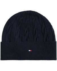 Tommy Hilfiger - Cable Knit Beanie Hat - Lyst