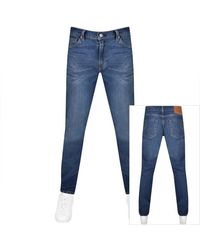 Levi's - 511 Slim Fit Jeans Mid Wash - Lyst
