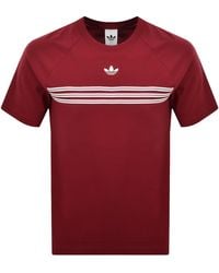 adidas Originals - Chest Stripes T Shirt - Lyst