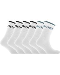 BOSS BUSINESS - Boss 6 Pack Quarter Length Socks - Lyst