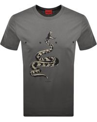 HUGO - Discorb Crew Neck T Shirt - Lyst