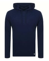 Ralph Lauren - Long Sleeved Hooded T Shirt - Lyst