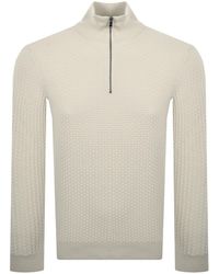 BOSS BUSINESS - Boss Ulicio Half Knit Jumper - Lyst