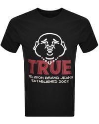 True Religion - Buddha Face T Shirt - Lyst