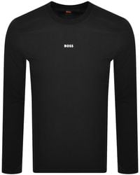 BOSS - Boss Tchark Long Sleeve T Shirt - Lyst