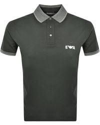 Armani - Emporio Tipped Polo T Shirt Ink - Lyst