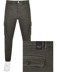 Replay - Jaan Hyperflex Slim Fit Cargo Jeans - Lyst