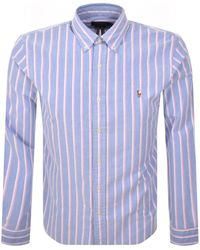 Ralph Lauren - Stripe Long Sleeve Shirt - Lyst