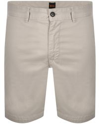 BOSS - Boss Chino Slim Shorts Open - Lyst