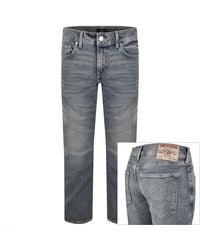 TRUE RELIGION - Ricky Sn Nf Straight Jeans - Lyst
