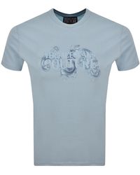 Versace Jeans Couture - Couture Wave Logo T Shirt - Lyst