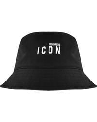 DSquared² - Logo Bucket Hat - Lyst
