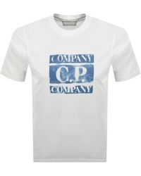 C.P. Company - Cp Company Logo T Shirt - Lyst