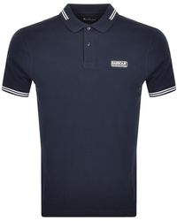 Barbour - Tipped Polo T Shirt - Lyst