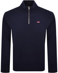 Levi's - Original Quarter Zip Sweatshirt - Lyst