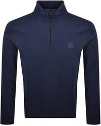 BOSS - Boss Zetrust Half Zip Sweatshirt - Lyst