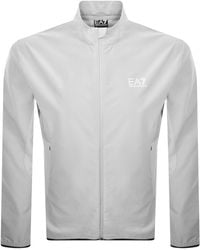 EA7 - Emporio Armani Logo Jacket - Lyst