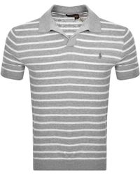 Ralph Lauren - Stripe Polo T Shirt - Lyst