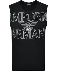 Armani - Emporio Logo Vest - Lyst