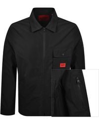HUGO - Emmond Overshirt Jacket - Lyst