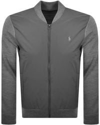 Ralph Lauren - Full Zip Hybrid Sweatshirt - Lyst
