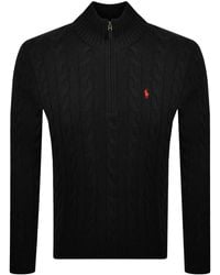 Ralph Lauren - Full Zip Knit Jumper - Lyst