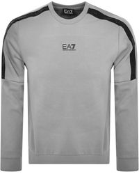 EA7 - Emporio Armani Logo Sweatshirt - Lyst