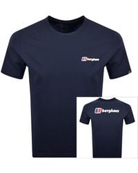 Berghaus - Front And Back Logo T Shirt - Lyst