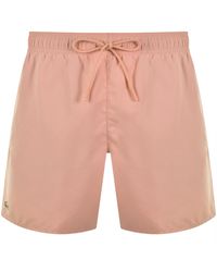 Lacoste - Core Essentials Swim Shorts - Lyst
