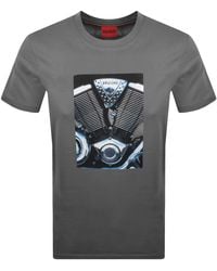 HUGO - Dostino T Shirt - Lyst