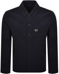 Fred Perry - Seersucker Overshirt - Lyst