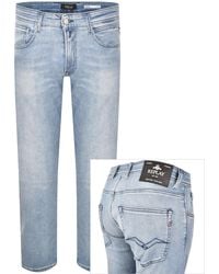 Replay - Grover Light Wash Jeans - Lyst