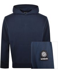 Sandbanks - Badge Logo Hoodie - Lyst