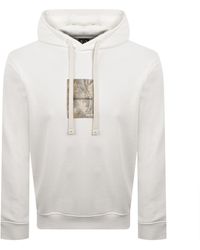 ARMANI EXCHANGE - Logo Hoodie Off - Lyst