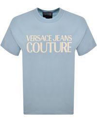 Versace Jeans Couture - Couture Rubber Logo T Shirt - Lyst