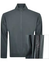 ARMANI EXCHANGE - Full Zip Logo Sweatshirt - Lyst