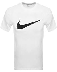 Nike - Crew Neck Icon Swoosh T Shirt - Lyst