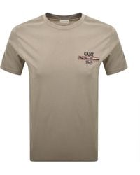 GANT - Original Graphic T Shirt - Lyst