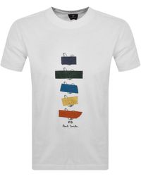 Paul Smith - Taped Bunny T Shirt - Lyst