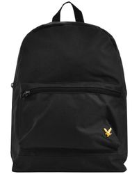 lyle and scott leather backpack