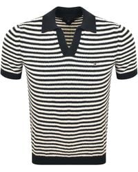 Tommy Hilfiger - Striped Knit Polo - Lyst
