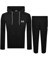 EA7 - Emporio Armani Hooded Tracksuit - Lyst
